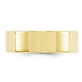 thumbnail image 2 of Solid 10k Yellow Gold 7mm Flat Comfort Fit Plain Classic Wedding Band Ring Size 6, 2 of 4