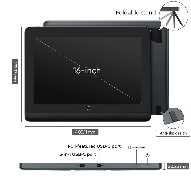 XPPen Artist Pro 16 (Gen2) Drawing Tablets with Screen 2.5K