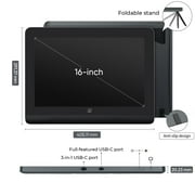 XPPen Artist Pro 16 (Gen2) Drawing Tablets with Screen 2.5K Pen Display 16in Graphic Monitor with 16384 Pressure Sensing Stylus for Animation