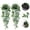 2 Packs#A20, variant on Fake Plants Hanging with Pot, UV Resistant Artificial Trailing Vine for Boho Bedroom Living Room(2Packs)