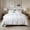 Queen, variant on Hotel Suite Feather Down Comforter, Natural Fluffy Duvet Insert, Luxurious Hotel Collection Quilts, All Season Bedding Comforter, 100% Cotton Cover（Full/Queen Size, 88 x 88 Inch）