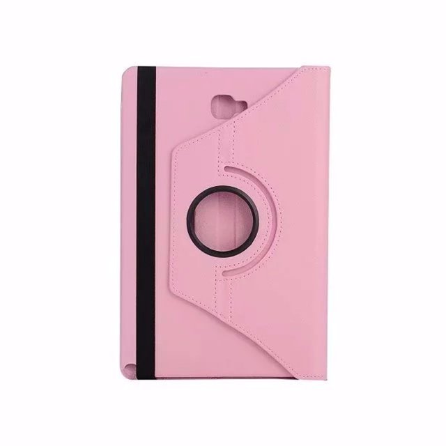 360 Rotating Smart Case For Samsung Galaxy Tab A 10.1 2016 P580 P585 With S Pen PU Leather Flip Stand Holoder Tablet Cover Shell Pink