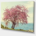 thumbnail image 2 of Pink Flowers on Lonely Tree - Landscape Canvas Art Print, 2 of 3