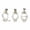 White, variant on WKSCLPAI Halloween Thinking Skeleton Snake Resin Skull Decor 3Pack White Color for Home Haunted House Shelf Display