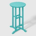 thumbnail image 3 of WestinTrends Malibu Outdoor Patio Counter Height Bar Stools Bistro Bar Table 4-Piece Set, Turquoise, 3 of 8