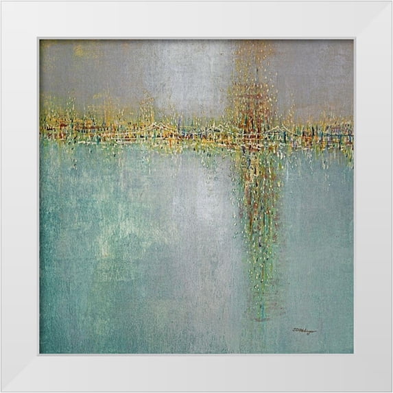 Holsinger, Joel 15x15 White Modern Wood Framed Museum Art Print Titled - Seaside Lights