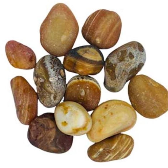 AzureGreen GTAGANPB 1 lbs Agate Natural Pebble Stones