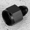 thumbnail image 3 of Adaptador De Enfriador De Aceite, Adaptador De 8AN A 6AN Resistente Al Desgaste De Aluminio CNC Negro Para Automóvil ANGGREK Oil Cooler Fitting, 3 of 8