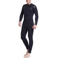 thumbnail image 1 of Toystoory Trajes de neopreno de 5MM, traje de buceo, pantalones largos de manga larga, traje de Surf con protección para buceo, esnórquel, surf, Deportes acuáticos Hombre/Negro S Toystoory OD003704-02, 1 of 6