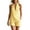 Yellow, variant on Women's Striped V Neck Two-Piece Set Outfit Sleeveless Top And Stretch Waist Shorts Set Summer Vacation Set