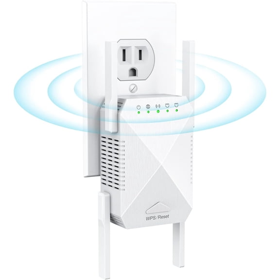 WiFi Extender Fastest WiFi Booster 1200Mbps Dual Band (5GHz/2.4GHz) WiFi Extenders Signal Booster for Home
