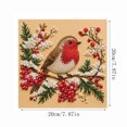 thumbnail image 2 of Christmas Pearl Diamond Art Kits for Adults DIY Christmas Pearl Art Kits for Adults Frameless 7.87x7.87inch, Christmas Pearl Painting Kits for Home Wall Decor, 2 of 3