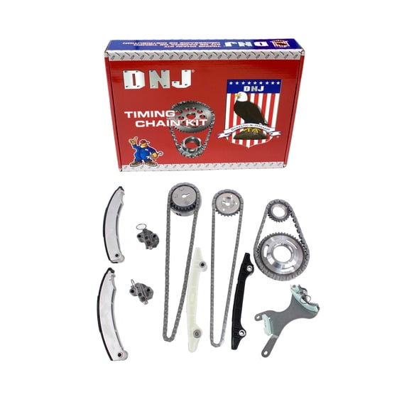 DNJ TK1106 Timing Chain Kit Fits Cars & Trucks 04-12 Dodge Jeep Mitsubishi Ram 3.7L V6 SOHC 12V