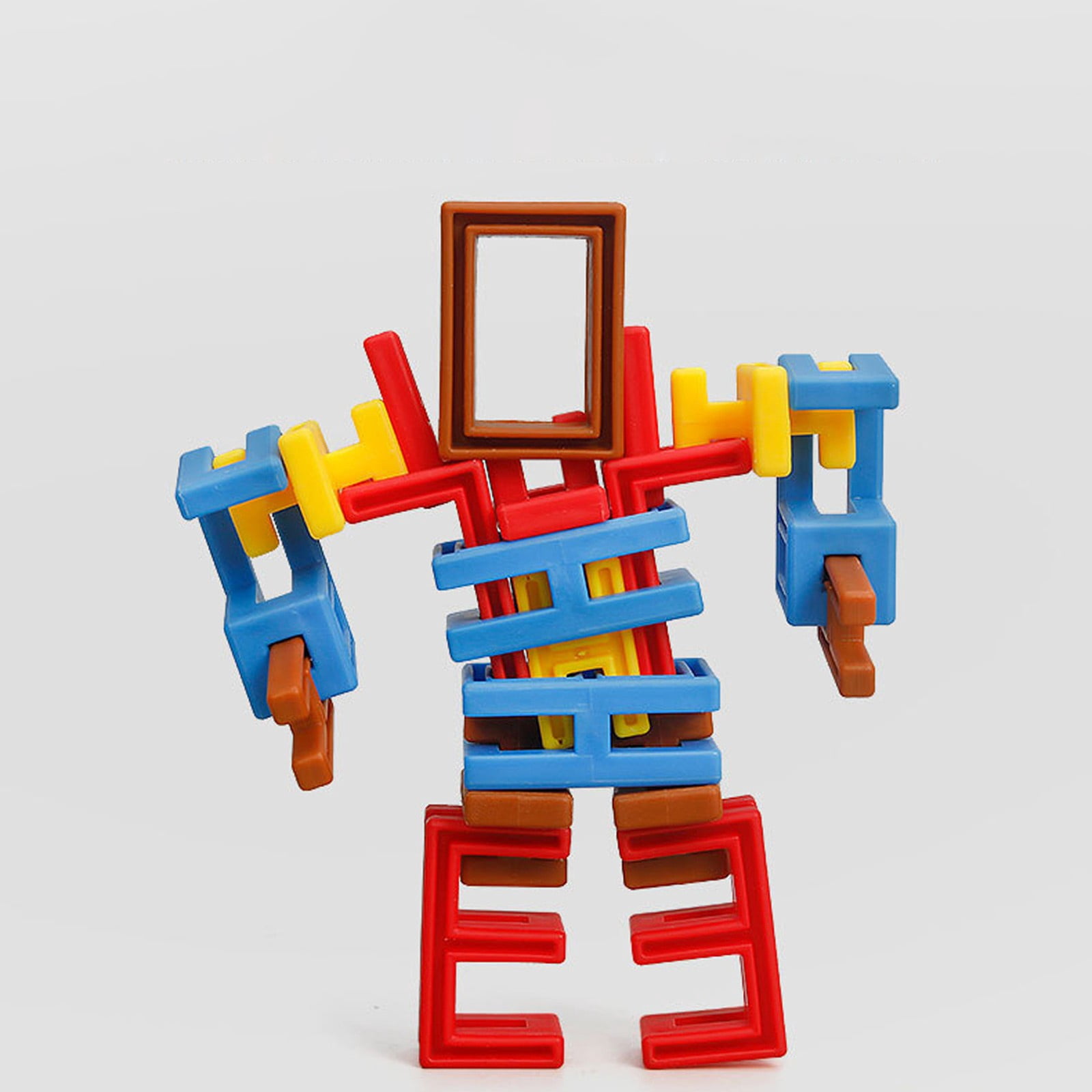 Boppi Blocs Empilables pour Bébé Jouets Dinosaures avec Lettres et Chiffres Cubes Montessori pour Tout-Petits Jouets d'Apprentissage Préscolaire