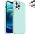 thumbnail image 1 of Entronix Funda de Silicona para iPhone 12 Pro, Suave Al Tacto, Antiarañazos y Antigolpes, Color Turquesa, 1 of 5