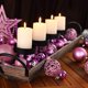 thumbnail image 2 of Paquete de 100 bolas navideñas de plástico resistentes para decoración de interiores y exteriores, para árbol rosa, 2 of 4