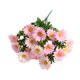 thumbnail image 1 of Ramo de flores artificiales con hojas verdes, realista, resistente a los rayos UV, de seda, para interior y exterior, jardín, patio, balcón, decoración del hogar., 1 of 8