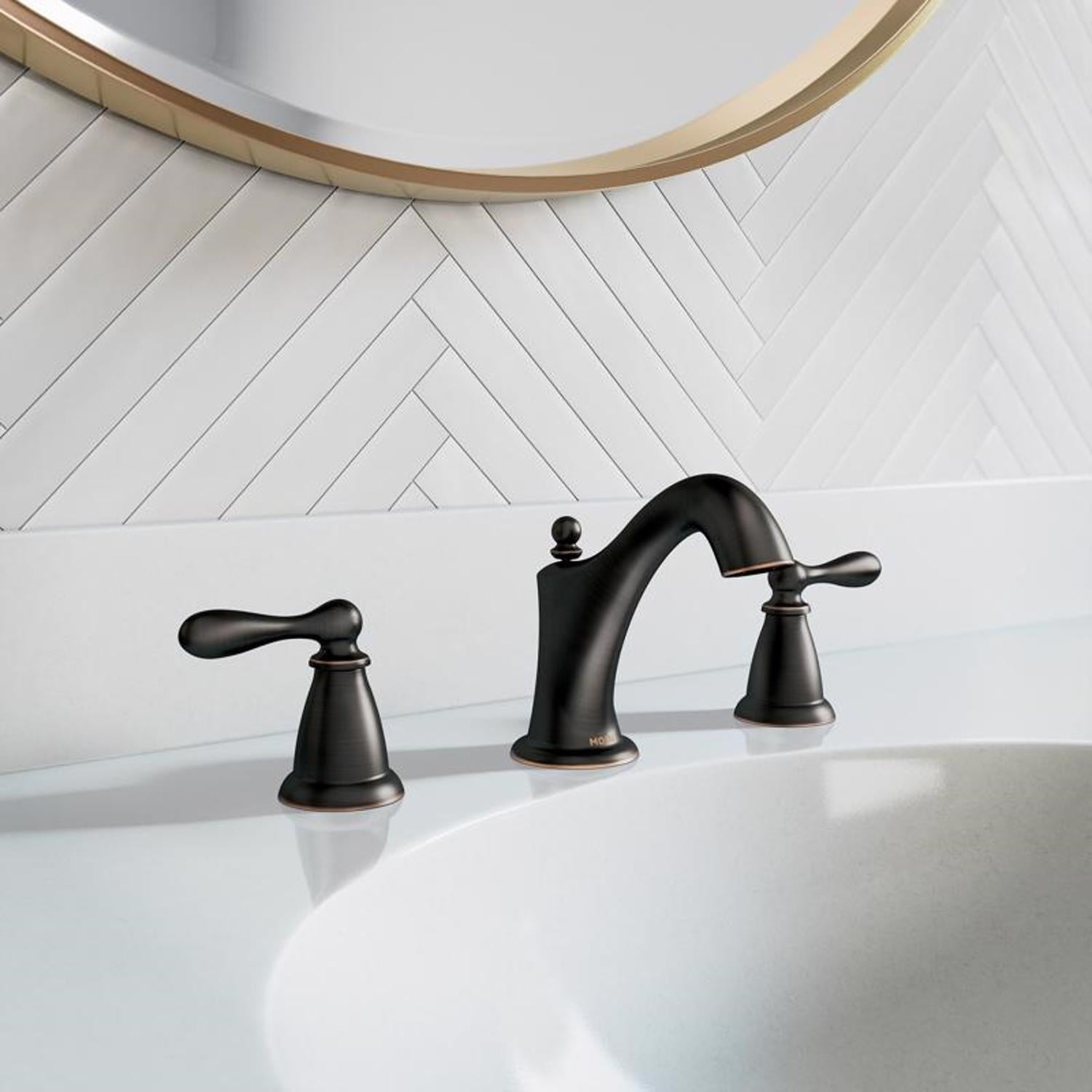 Moen Caldwell Two-Handle High Arc Bathroom Faucet