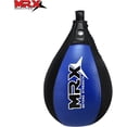 thumbnail image 2 of MRX Speed Punching Bags Genuine Leather MMA Training Speed Bag Muay Thai SpeedKills Punching, Dodge Striking Bag for Workout Pro Boxing Bag for Home Gym Kids, Men, Women Black Blue, 2 of 5