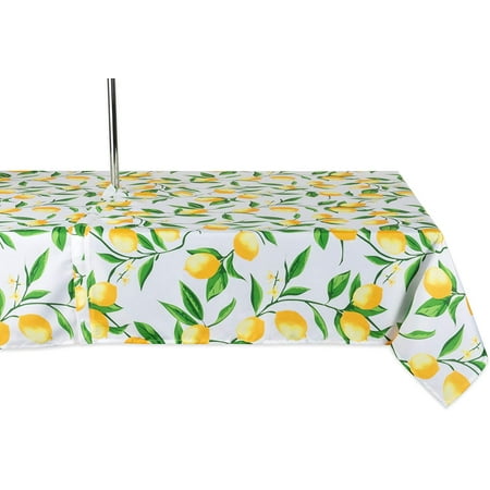 

Lemon Bliss Outdoor Tabletop Collection Stain Resistant & Waterproof 60x120 w/Zipper