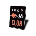 thumbnail image 4 of Corvette Club Novelty Sign, Metal Wall Decor - 10x14 inches, 4 of 4