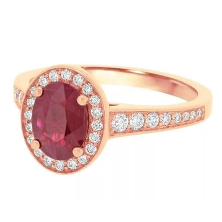 Certified Natural Pink Ruby Ring 925 Sterling Silver Handmade Engagemant Ring