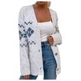 thumbnail image 5 of Vedolay Womens Sweaters Casual Knit Cardigan Coats for Male Beige,L, 5 of 5