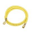 thumbnail image 1 of Unique Bargains 1.5m 1/4 SAE Thread Connector 800PSI Refrigeration Charging Hose Tube Yellow, 1 of 4