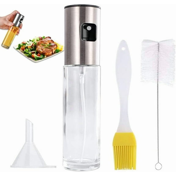 Oil Sprayer for Cooking Olive Oil Sprayer Mister for Air Fryer Vegetable Vinegar Oil Portable Mini Kitchen Gadgets for Baking, Salad, Grilling, BBQ, Roasting