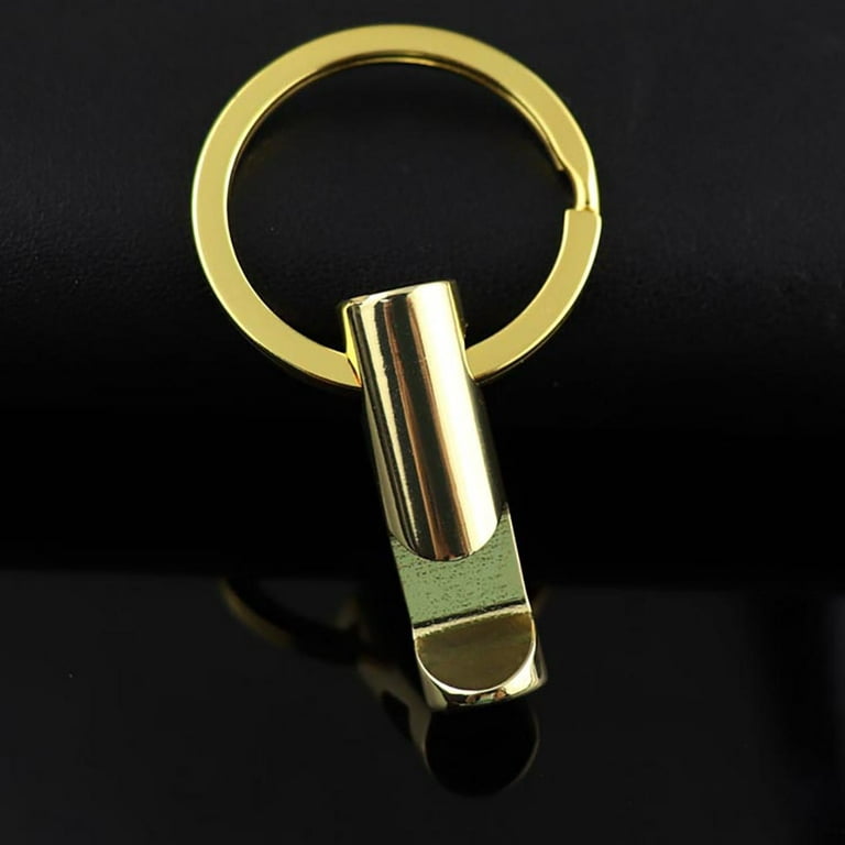 AOKID Key Chain,Faux Gold Cylinder Charm Pendant Car Key Ring Holder  Keychain Bottle Opener 