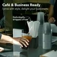 thumbnail image 3 of 100 Pack 24 oz Clear Plastic Cups with Lids and Straws, Sturdy & Food Safe Iced Coffee Cups, Disposable To Go Cups for Cold Drinks, Coffee, Smoothies, 3 of 8