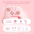 thumbnail image 4 of Controlador Inalámbrico Kuitmor Hello Kitty para Switch Rosa 1000mAh, 4 of 9