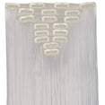 thumbnail image 3 of SAYFUT 26" Long Straight Full Head Clip in Synthetic Hair Extensions 8 Pieces 18 Clips 145g Silver Grey, 3 of 3