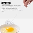 thumbnail image 2 of 2 Pieces Whisk Egg Small Whisk Whipper Stainless Steel Egg Whisk Flat Spring Coil Whisk Egg Frother, Milk and Egg Beater,2 * Whisk Egg,Silver, 2 of 8