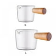 thumbnail image 2 of DABOOM Home Glass Milk Pan, Mini Butter Warmer Saucepan Pan Small Cookware with Wooden Handle, Perfect Size for Heating Smaller Liquid Portions, 2 of 8