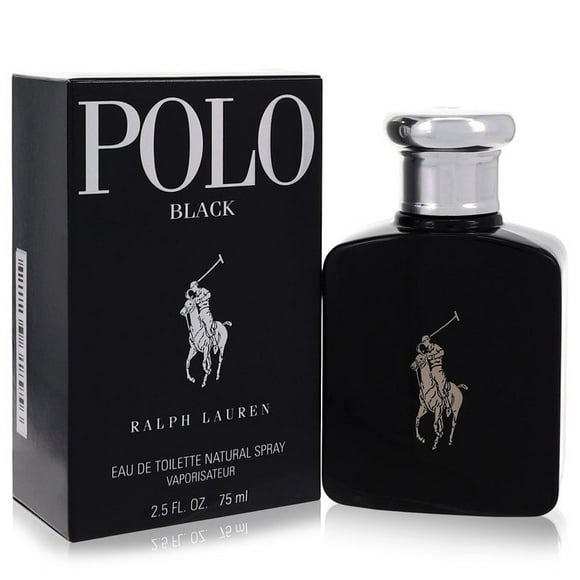 Polo Black by Ralph Lauren Eau De Toilette Spray 2.5 oz Pack of 2