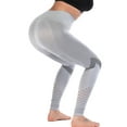 thumbnail image 5 of Junior's High Waist Compression Tummy Control Yoga Pants Running Leggings Skinny Stretch Pant with Tummy Control, 5 of 7