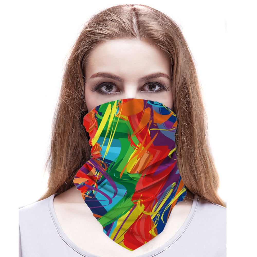 Multifunctional Headwear Face Mask Headband Neck Gaiter, Camo 3