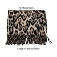 thumbnail image 2 of Jiibva Leopard Tassels Scarf Lady Oversized Long Soft Warm Wrap Shawl Windproof Winter Neck Warmer Animal Print Scarves for Women, 2 of 7