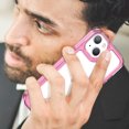 thumbnail image 6 of Allytech Clear Back Case for iPhone 13 5G 6.1 inch 2021, Drop Protection Shock-Absorbing Corners Anti-Scratch Soft TPU Edges (Without Screen Protector) Cover for iPhone 13 2021 (6.1"), Pink, 6 of 8