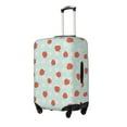thumbnail image 2 of PAYOHTO Highly Elastic Spandex Suitcase Cover Luggage Cover Large Fits 25 to 28 Inch Red Strawberries On Light Blue Floral, 2 of 8