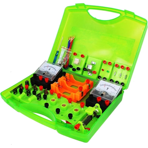 Gamvdout Electricity Experiment Box Experiment Equipment Middle School Electricity Experiment Kit Physics Classroom Experiment,