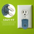 thumbnail image 2 of LEEYNEER Rotatable Electrical Plug Heavy Power Extension Cord Ground Bonding Replacement 2 Prong 6 Pcs, 2 of 6
