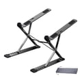 thumbnail image 2 of Laptop Cooling Stand Notebook Computer Folding Holder Aluminum Alloy Adjustable Bracket  Silver, 2 of 10