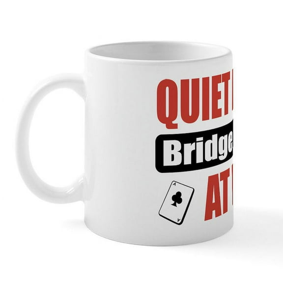 CafePress - Bridge Player Work Mug - 11 oz Ceramic Mug - Novelty Coffee Tea Cup