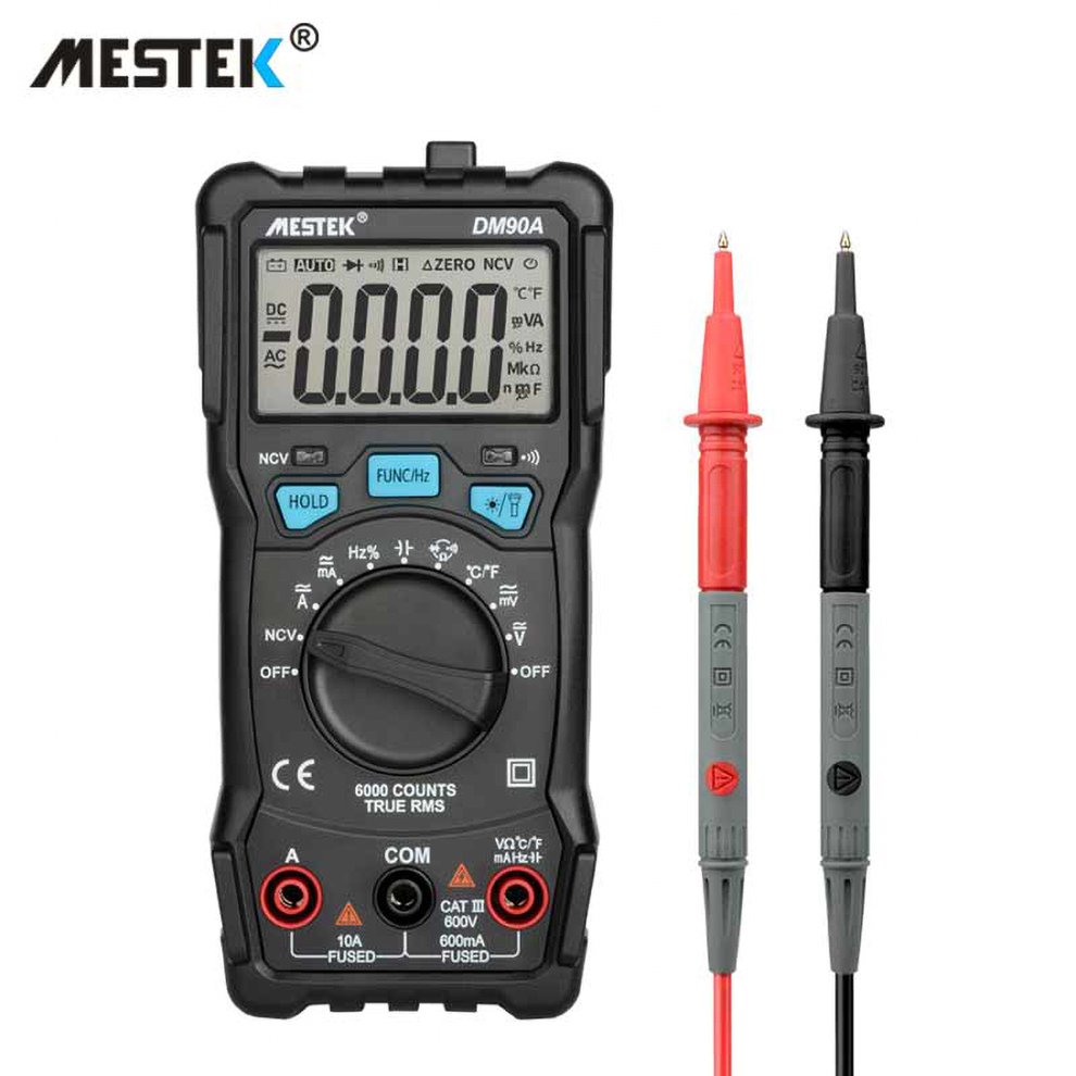 MESTEK DM90A Digital Multimeter Smart NCV True RMS Temperature