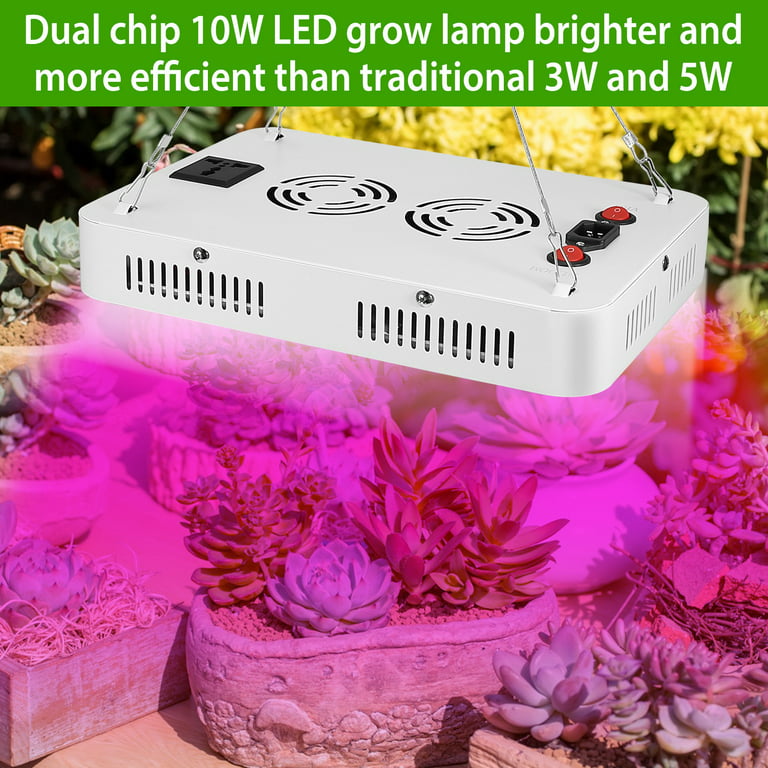 NAILGIRLS LED Plant Grow Light Full Spectrum, 1000W Dual Switch