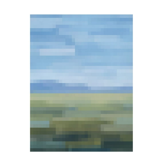 Trademark Fine Art Grace Popp  Pixel Memory I Canvas Wall Art