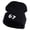 Black, variant on Six Seven Numbers Meme Embroidered 12 inch Long Beanie - Black OSFM