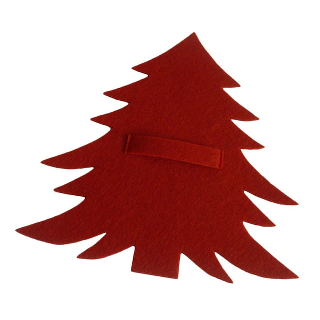 Soportes para Cubiertos Gloria Navidad Tenedor Cuchillo rojo